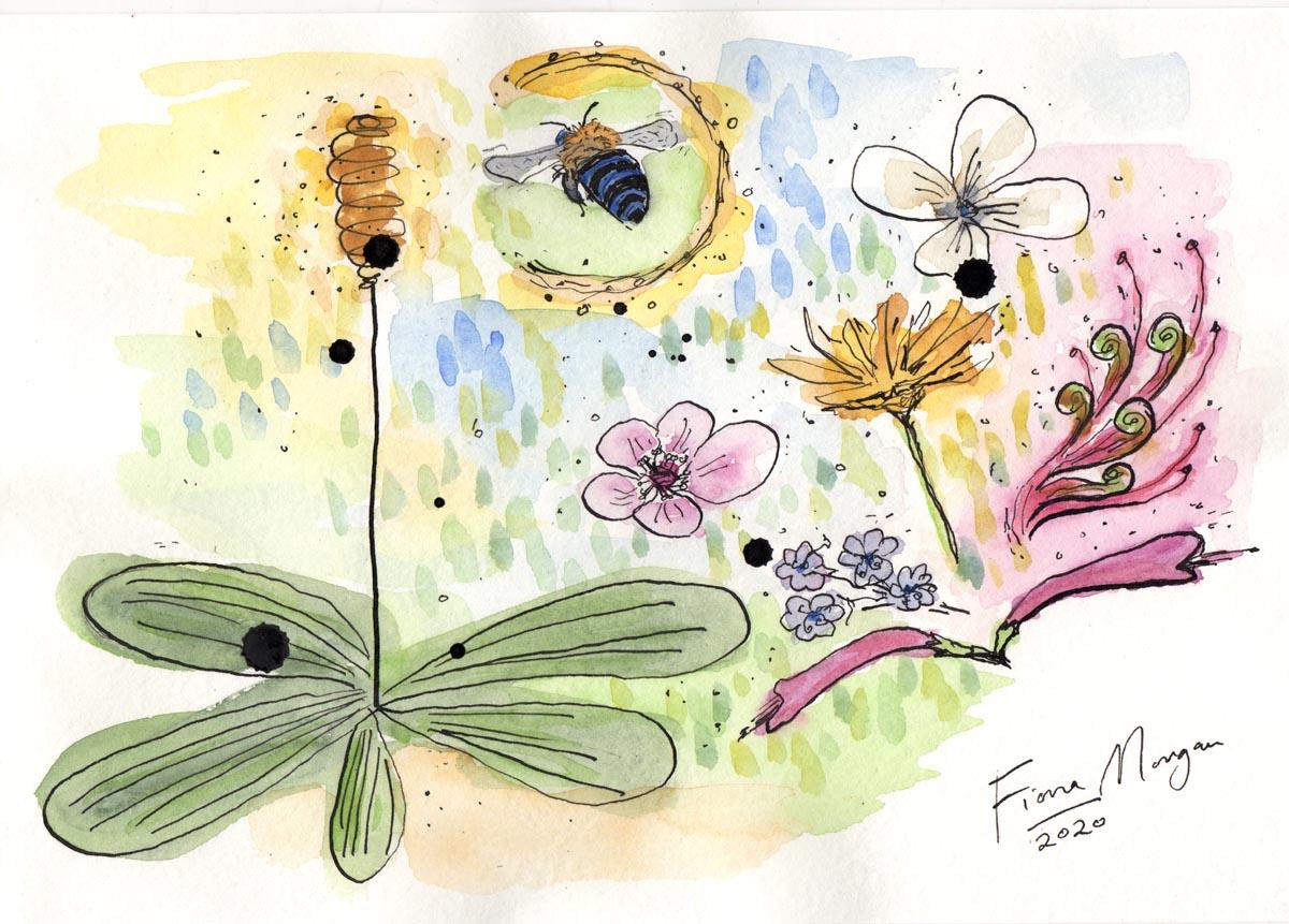 Artistic image - for the bees