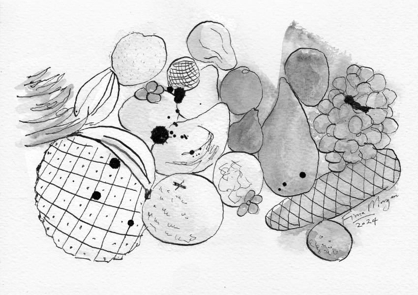 Food resilience fruit overview – large fruits